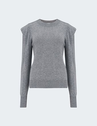 FRAME - Kennedy Sweater In Gris Heather