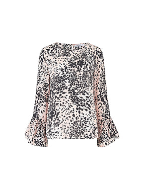 Lily and Lionel - Ella Blouse In Snow Leopard