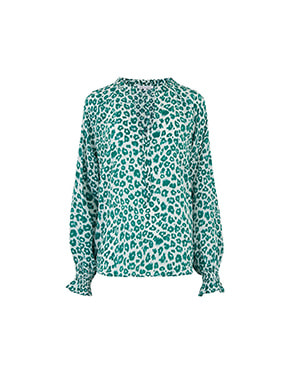 Lily and Lionel - Florence Blouse In Green Mini Isla