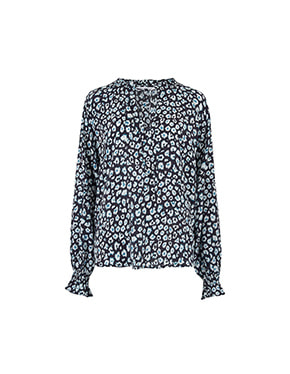 Lily and Lionel - Florence Blouse In Navy Mini Isla
