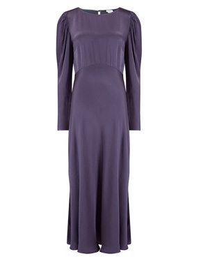 GHOST - Rosaleen Dress in Deep Mauve